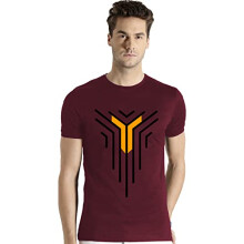 ADRO Herren-T-Shirts mit Grafikdesign-Aufdruck (RNR-M-LNL-MR_Maroon_XL)