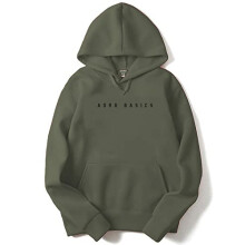 ADRO Heren Sweatshirt met Capuchon en Katoenen Nek (H22-M-AR2-OL_Olive_L)