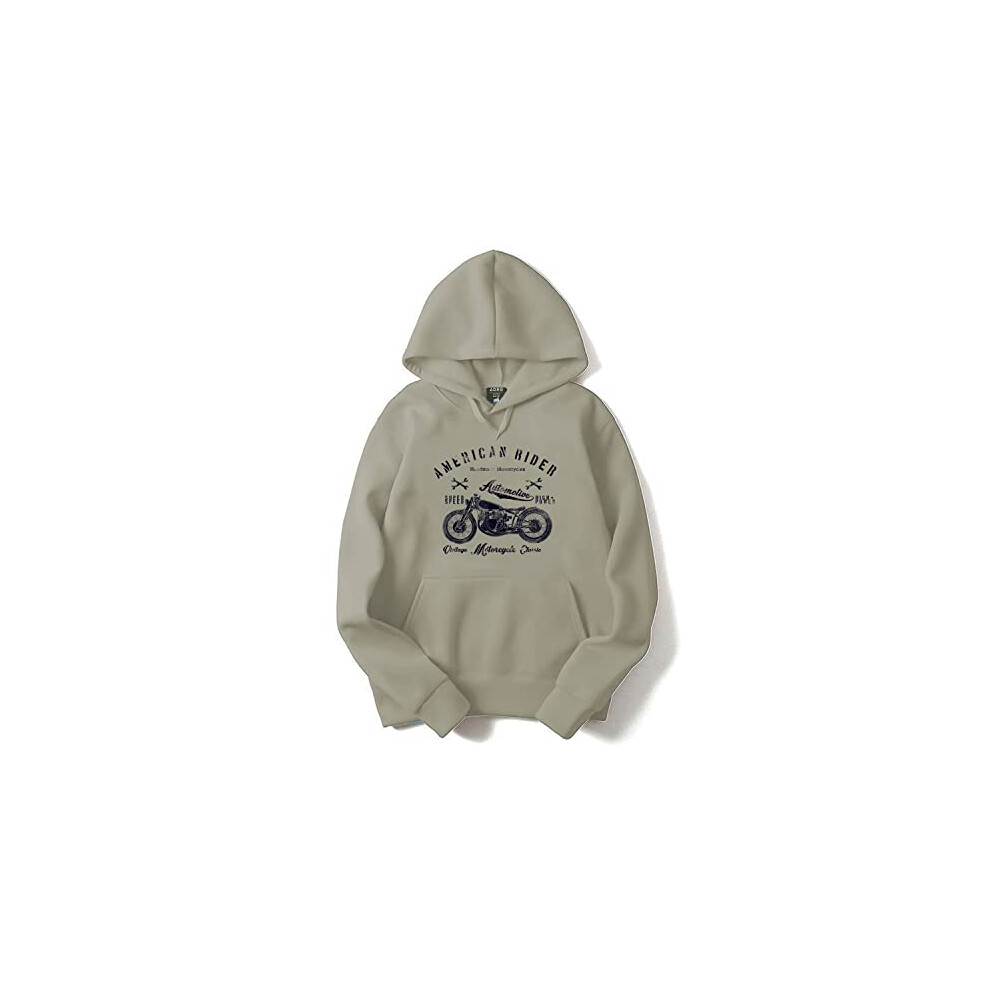 Sweat    capuche en polaire ADRO pour homme (HM-AME-CH_Beige_L)