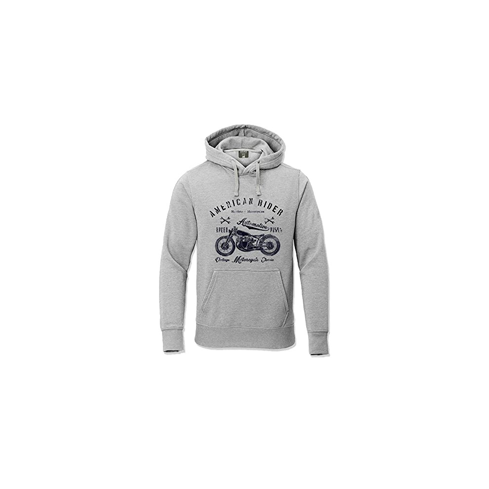Sweat    capuche en polaire ADRO pour homme (HM-AME-GR_Grey_M)