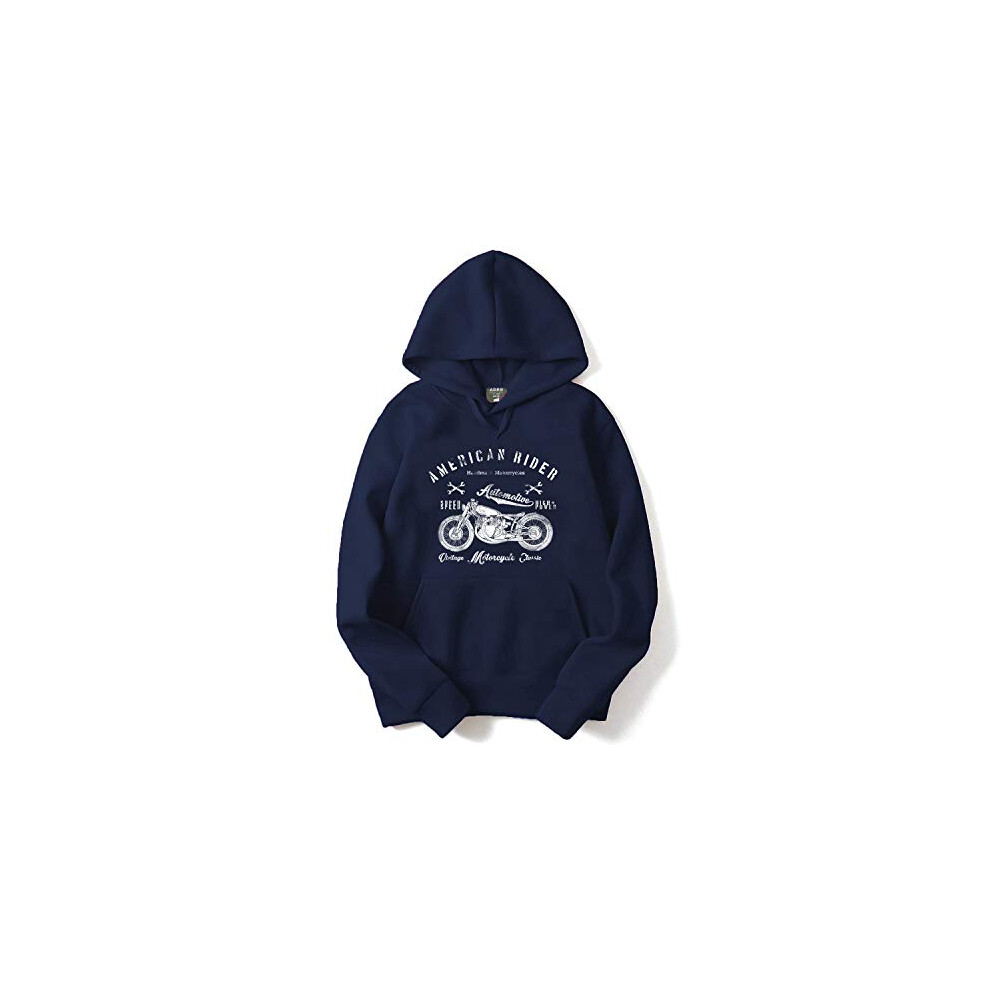 Sweat    capuche en polaire ADRO pour homme (HM-AME-NB_Navy_2XL)