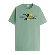 ADRO Heren T-shirt met grafische print van 100% katoen - Regular Fit, bedrukte T-shirts voor heren (RN24-CMP-PT_Pista_XL)