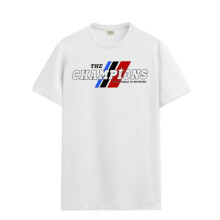 ADRO Heren T-shirt met grafische print van 100% katoen - Regular Fit, bedrukte T-shirts voor heren (RN24-CMP-WH_White_L)