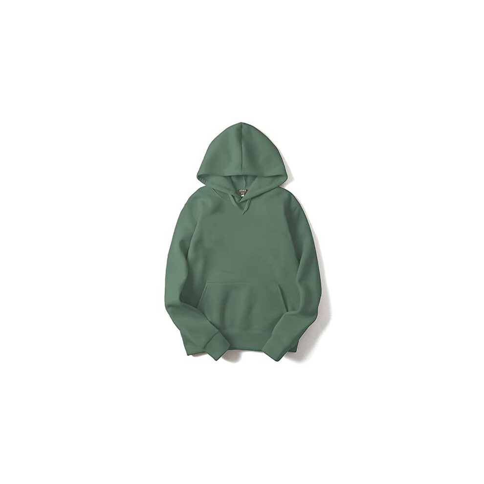 Sweat    capuche uni en coton ADRO pour homme | HM-PLN-PT-L