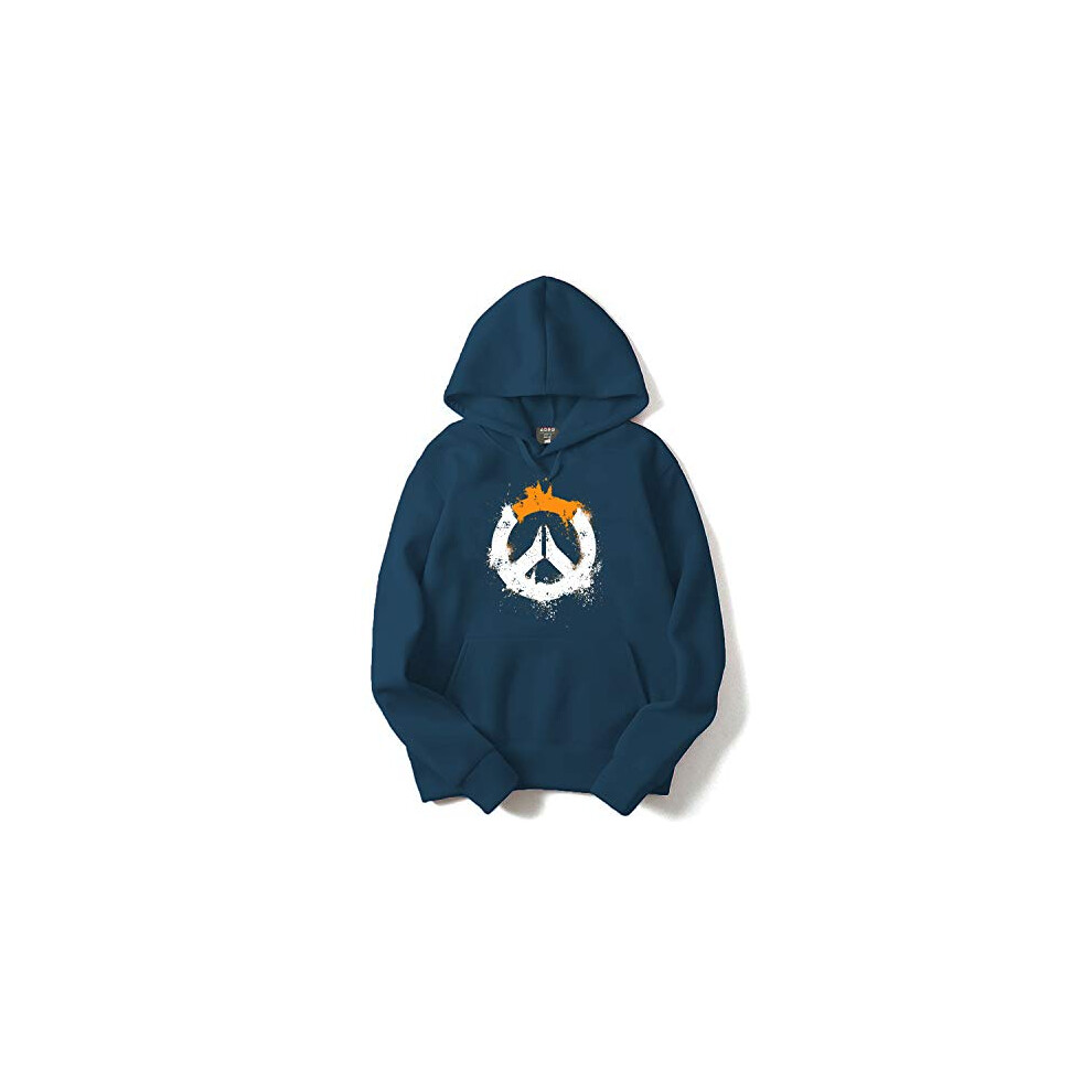 Sweat-shirt    capuche en coton pour homme ADRO (HM-PC-SB_Teal_S)
