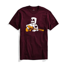 ADRO Miesten Graafiset Printtit T-paidat (RNR-M-MMG-MR_Maroon_XL)