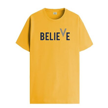 P  nske tricko s potlacou ADRO Believe Design (R22-M-BVV-MU_Mustard_S)