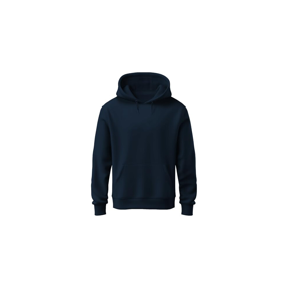Adro Herren-Kapuzenpullover Mit Baumwollkragen (H22-M-Pln-Nb_Navy_L)-image