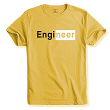 T-shirt da uomo in cotone con stampa ""ADRO Engineer"" (R21-M-EGN-LY_Giallo chiaro_M)