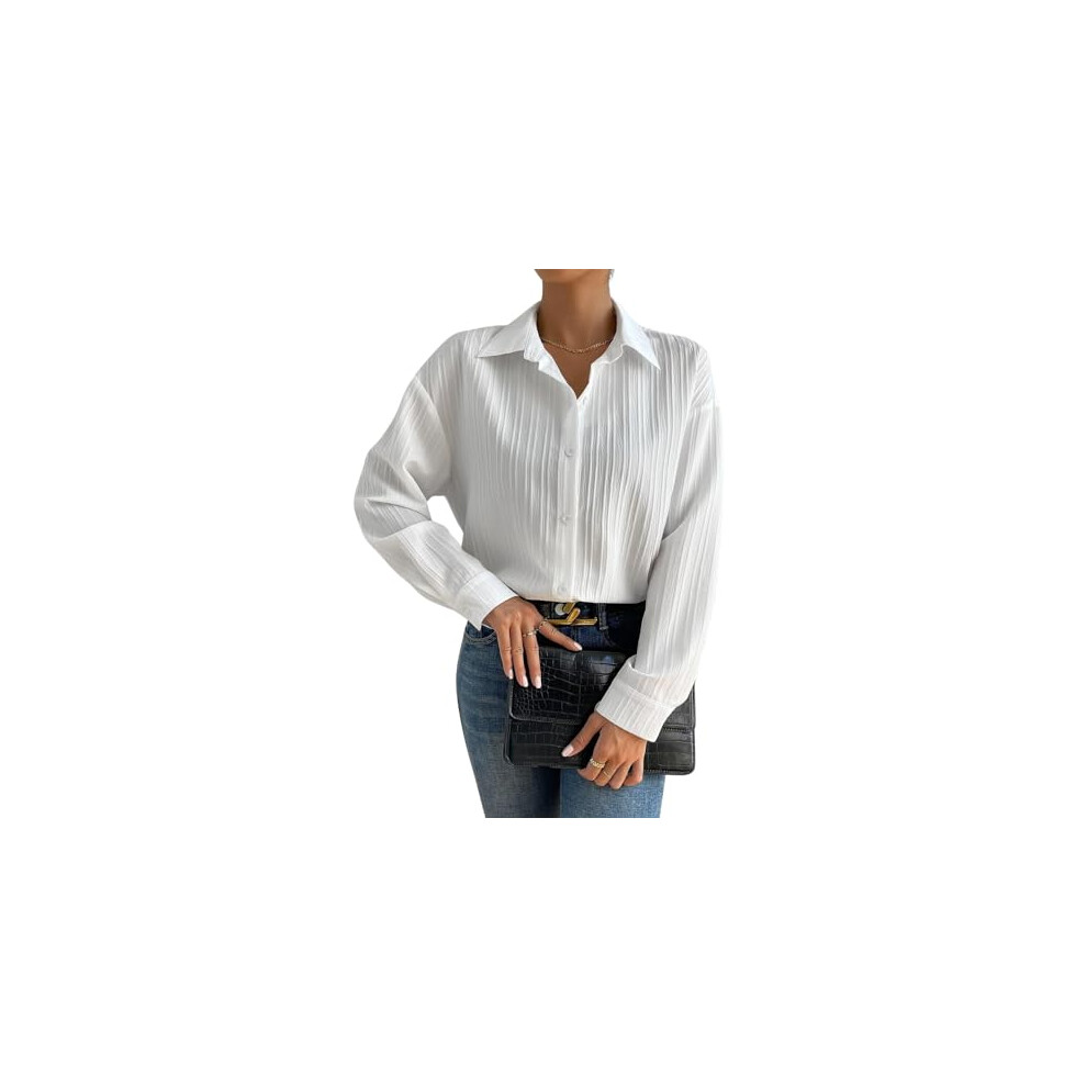 Haut uni coupe standard pour femme DHRUVI TRENDZ (DT-W1929_Blanc M)