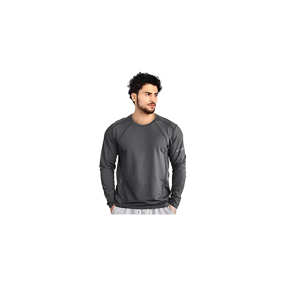 T-shirt d  contract      manches longues et col rond pour homme EYEBOGLER