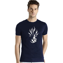 ADRO Anime bedrukte heren T-shirts (RNR-M-GOK-NB_Navy_2XL)