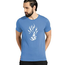 T-shirt da uomo stampate anime ADRO (RNR-M-GOK-SK_SkyBlue_M)