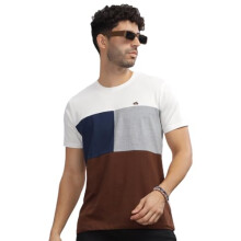 T-shirt ADRO pour homme, T-shirt multicolore pour homme, T-shirt en coton, T-shirt homme, RN8-24-WHNBBR-M