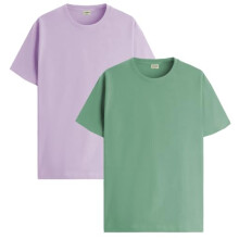 ADRO T Shirts Pack of 2 Mens Tshirts Cotton T Shirts for Men Tshirt T-Shirts Combo T Shirts Tshirts for Men Plain Solid Tshirts Purple Pista Tshirt fo