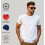 ADRO Heren Solid Regular Fit T-shirt (RCM2-PLN-WH-WH_Wit 3