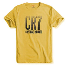 ADRO Design Bedrukt Lichtgeel T-shirt voor Heren & Dames (Lichtgeel; L)