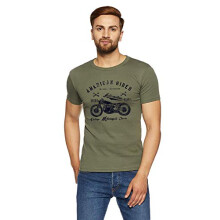 T-shirt ADRO da uomo vestibilit   regolare (RNR-M-AME-OL-XXL_Verde oliva_XX-Large)