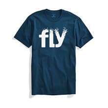 ADRO Fly Herren-T-Shirts aus Baumwolle mit Aufdruck (R21-M-FLY-SB_Teal_S)