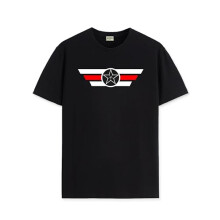 T-shirt ADRO da uomo tinta unita vestibilit   regolare (RN24-CAP-BL_Nero