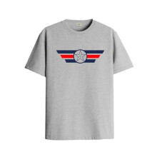ADRO miesten yksiv  rinen normaali istuvuus T-paita (RN24-CAP-GR_harmaa)