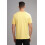 ADRO Men's Solid Regular Fit T-Shirt (RN24-CAP-LY_Light Yellow 2