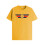 ADRO Men's Solid Regular Fit T-Shirt (RN24-CAP-MU_Mustard 1