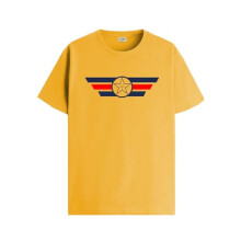 T-shirt ADRO da uomo tinta unita vestibilit   regolare (RN24-CAP-MU_Senape