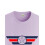ADRO Heren Solid Regular Fit T-shirt (RN24-CAP-PU_Paars 2
