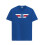 ADRO Heren Solid Regular Fit T-shirt (RN24-CAP-RB_Royal Blue 1