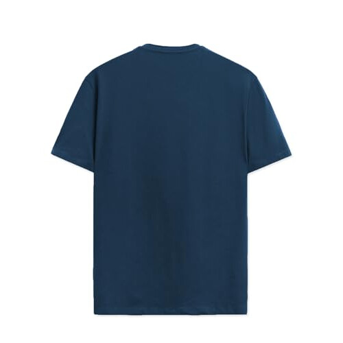 ADRO Heren Solid Regular Fit T-shirt (RN24-NKY-SB_Teal 2