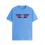 ADRO Heren Solid Regular Fit T-shirt (RN24-CAP-SK_Sky Blue 1