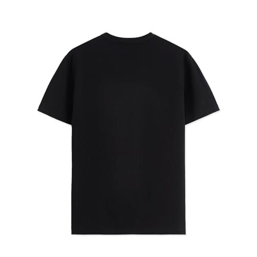 ADRO Heren Solid Regular Fit T-shirt (RN24-POC-BL_Zwart 2