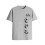 ADRO Men's Solid Regular Fit T-Shirt (RN24-POC-GR_Grey 1