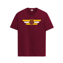 ADRO Men's Solid Regular Fit T-Shirt (RN24-CAP-MR_Maroon