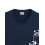 ADRO Heren Solid Regular Fit T-shirt (RN24-POC-NB_Navy Blue 2