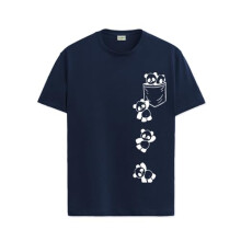 ADRO Men's Solid Regular Fit T-Shirt (RN24-POC-NB_Navy Blue