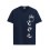 ADRO Heren Solid Regular Fit T-shirt (RN24-POC-NB_Navy Blue 1