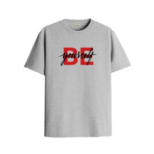 ADRO Tshirt for Men | Printed T Shirt for Men | 100% Cotton T-Shirt |Printed T Shirt | T-Shirts | RN24-BYO-GR-XL Grey