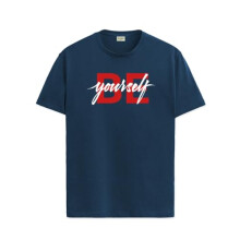 ADRO Heren Solid Regular Fit T-shirt (RN24-BYO-SB_Teal