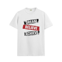 ADRO Men's Solid Regular Fit T-Shirt (RN24-DBA-WH_White