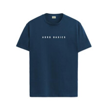 ADRO Men's Solid Regular Fit T-Shirt (RN24-AR2-SB_Teal