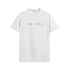 Maglietta ADRO da uomo | Maglietta stampata da uomo | Maglietta 100% cotone | Maglietta stampata | Magliette | RN24-AR2-WH-M Bianco