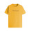 ADRO Men's Solid Regular Fit T-Shirt (RN24-FRL-MU_Mustard 1