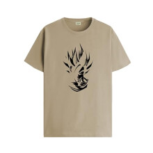 ADRO T-paita miehille | Printti-T-paita miehille | 100 % puuvillaa oleva T-paita | Printti-T-paita | T-paidat | RN24-GOK-BE-S Beige