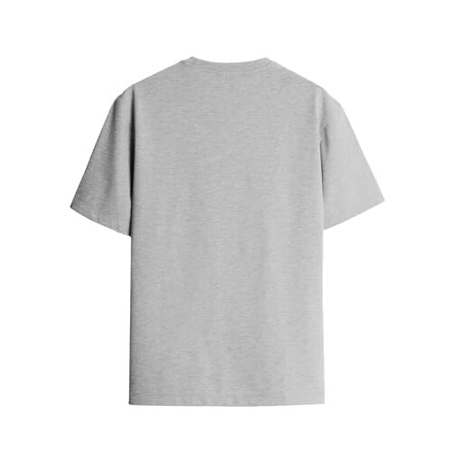 ADRO Men's Solid Regular Fit T-Shirt (RN24-GOK-GR_Grey 2