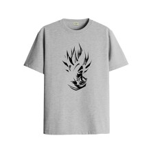 ADRO Men's Solid Regular Fit T-Shirt (RN24-GOK-GR_Grey