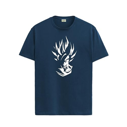 ADRO Heren Solid Regular Fit T-shirt (RN24-GOK-SB_Teal