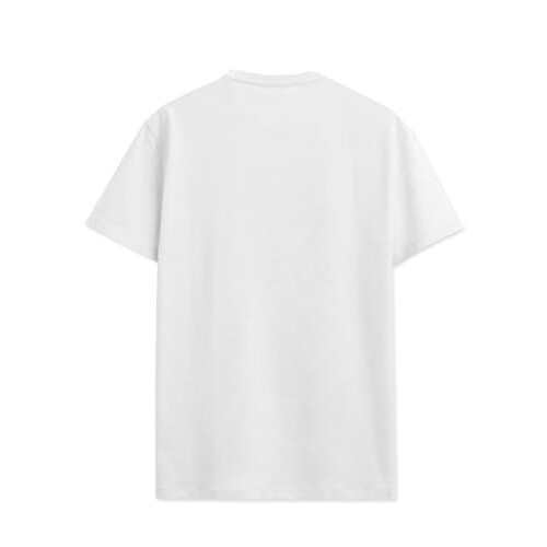 ADRO Men's Solid Regular Fit T-Shirt (RN24-GOK-WH_White 2