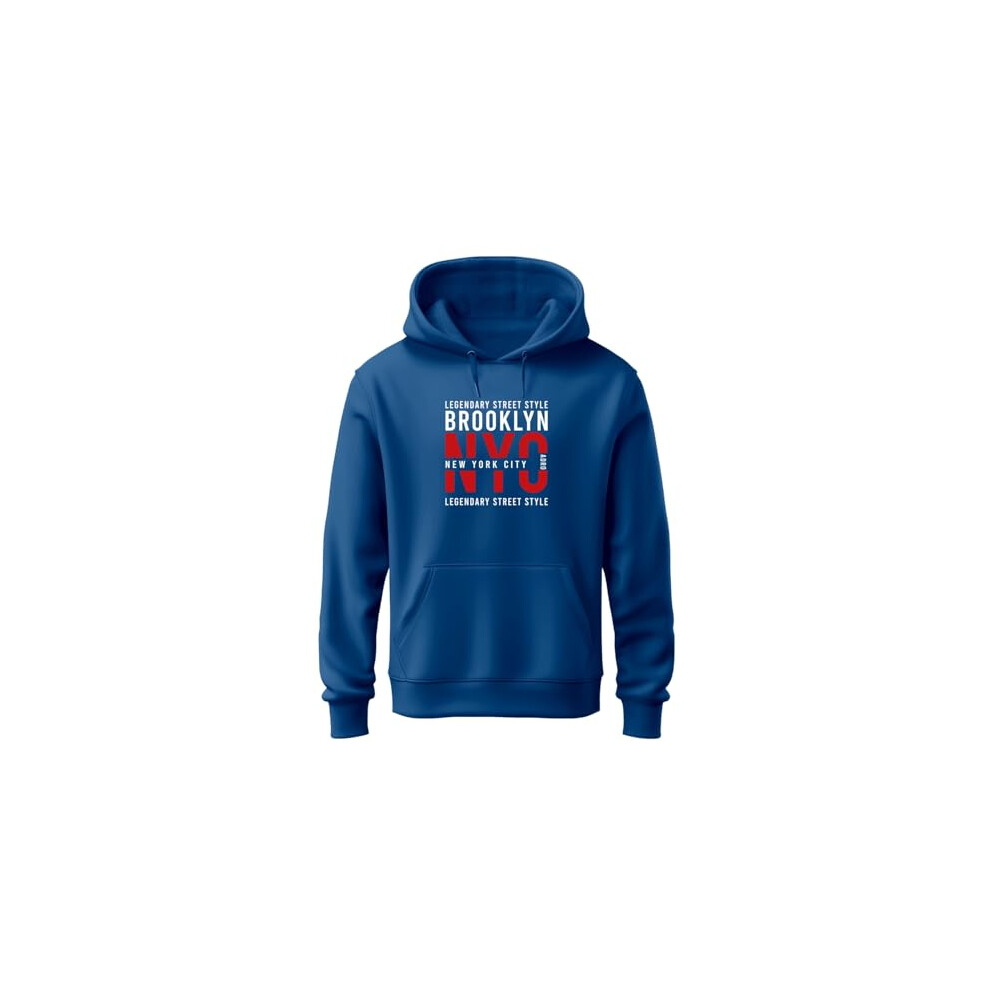 Felpa Con Cappuccio Da Uomo Adro Felpe Con Cappuccio In Morbido Cotone 320 Gsm Stampe Di Lunga Durata Felpa Con Cappuccio New York Per L'inverno